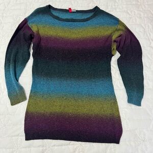Multicolor Ombré Fade Sweater by Divided